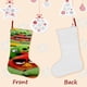 thumbnail image 3 of Angry Birds Tema: Calcetines de Navidad, fino lino blanco para colgar en escaleras y chimenea, decoración navideña para el hogar, regalo de Navidad.54cm×38cm, 3 of 5