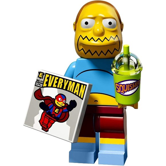 Minifigura coleccionable LEGO The Simpsons Series 2 Comic Book Guy