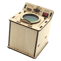 Magideal - Lavadora Multifunción, Novedad Duradera, Experimento De Ciencia De Madera De Física, Juguetes Para Niños, Actividades De Aprendizaje De Laboratorio
