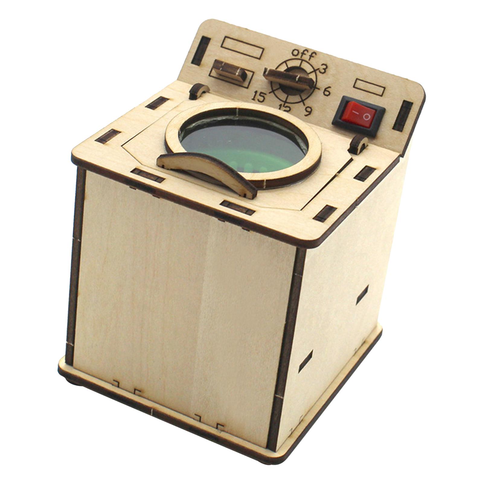 Magideal - Lavadora Multifunción, Novedad Duradera, Experimento De Ciencia De Madera De Física, Juguetes Para Niños, Actividades De Aprendizaje De Laboratorio