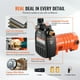 thumbnail image 2 of Bomba de transferencia de agua VEVOR 115V AC 1600 GPH 1/2HP de hierro fundido, 2 of 3