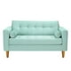 thumbnail image 1 of Sofa Retro 2c Felpa 04 Verde Agua, 1 of 6