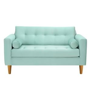 Bodevir - Sofa Retro 2C Felpa 04 Verde Agua