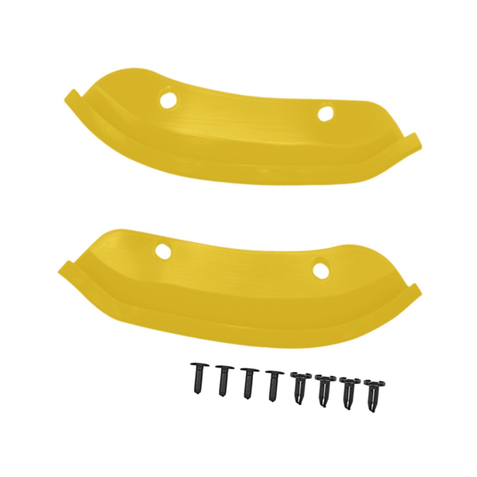 Ioensy - 2 Alerones Delanteros Ligeros Para Modelos 2015-2021, Color Amarillo