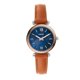 thumbnail image 1 of Reloj Fossil Carlie Mini ES4701 de piel de acero inoxidable, 1 of 6