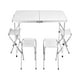 thumbnail image 1 of Mesa Aluminio Plegable 120x60x69 Blanca + 4 Pisos Blanco Tamano Unico, 1 of 10