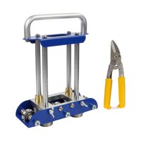 Ioensy - Dobladora De Rodillos Para Bordes De Chapa De Metal, Portátil, Para Hacer Bordes Plegables, Jardín, Granja, Azul