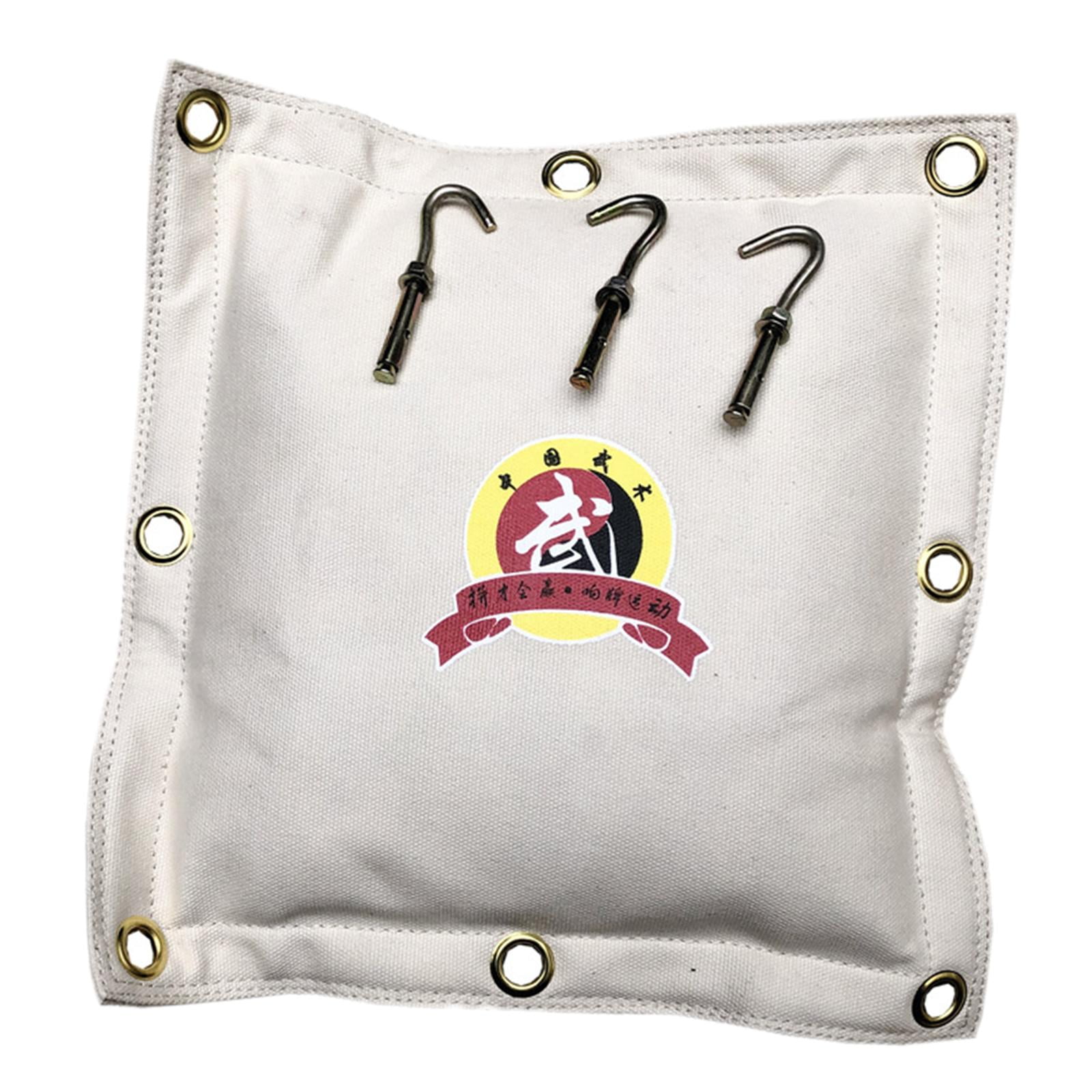 Magideal - Arena De Boxeo Para Pared Con Anillo De Acero Inoxidable, Puerta De Lona, Entrenamiento De Perforación De Palma De Hierro, Boxeo Para