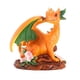 thumbnail image 3 of Estatua De Dragón Decorativa, Figura De Dragón Para Restaurante, Estantería, Decoración Artesanal, Naranja, 3 of 3