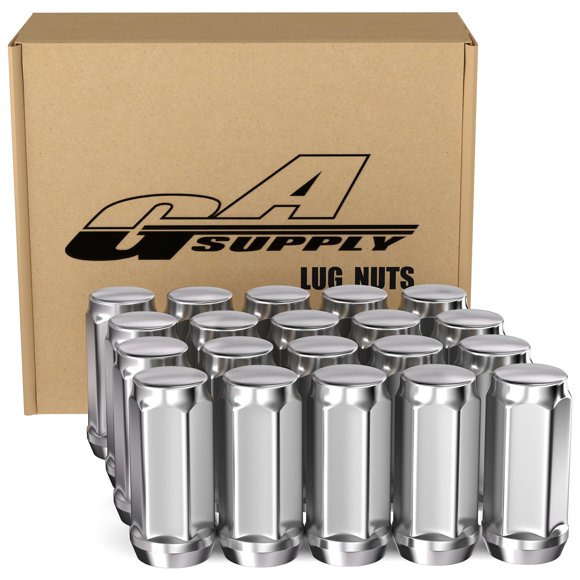Tuercas de rueda GAsupply 1/2-20 48 mm cromo 19 mm hexagonal cónico