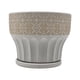 thumbnail image 1 of Macetero Maceta De Ceramica Blanco Patrones Beige Alto L, 1 of 7