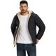 thumbnail image 2 of TACVASEN Mens Puffer Jacket Hooded Sherpa Lined Water Resist, 2 of 3