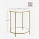 thumbnail image 2 of Mesa Regina Auxiliar Dorada | Diseño Minimalista, 2 of 7