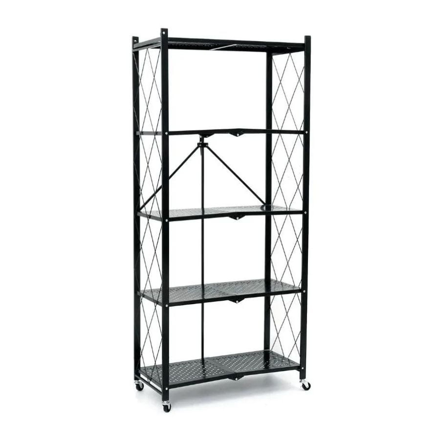 Click Ventas - Estante Organizador Plegable Metálico Multiuso 5 Niveles