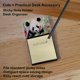 thumbnail image 2 of Dispensador recargable con soporte para notas adhesivas Panda Caroline's, 2 of 7