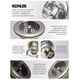 thumbnail image 3 of Colador de fregadero KOHLER K-8801-2MB Duostrainer con cordal, 3 of 3