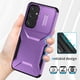 thumbnail image 2 of Funda Resistente para Samsung Galaxy S25 Plus 5G con Tapa Deslizante y Protección Militar Morado, 2 of 6