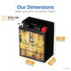 thumbnail image 2 of Batería Pirate Battery 14 Ah 12 V 190 CCA AGM sin mantenimiento, 2 of 7