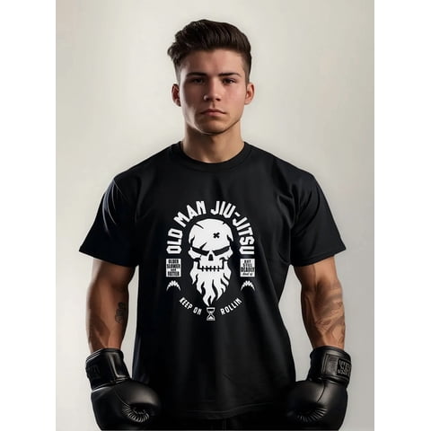 Persodesign - Polera Estampado Mma Jiujitsu Pelea Combate Ufc Master Old