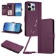 thumbnail image 1 of Funda Cartera Trébol para iPhone 14 Pro Max con Ranuras Tarjetas y Carga Inalámbrica Violeta, 1 of 6