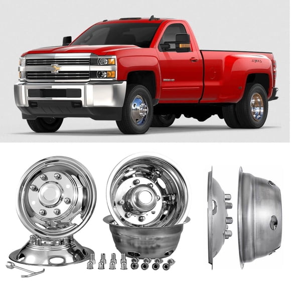 Simuladores de Rueda Lifeinfinity 43 cm Pack de 4 para Chevy/GMC 3500 HD Dually