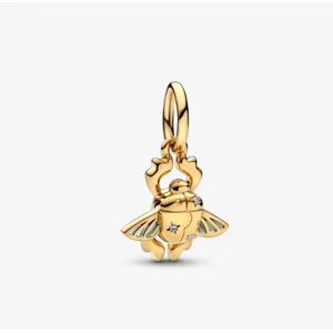 Pandora - Dije Colgante Disney Aladdín Escarabajo Dorado