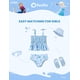 thumbnail image 3 of Traje de baño Disney Elsa para niña pequeña, tankini con volantes, azul 4T-13T, 3 of 7
