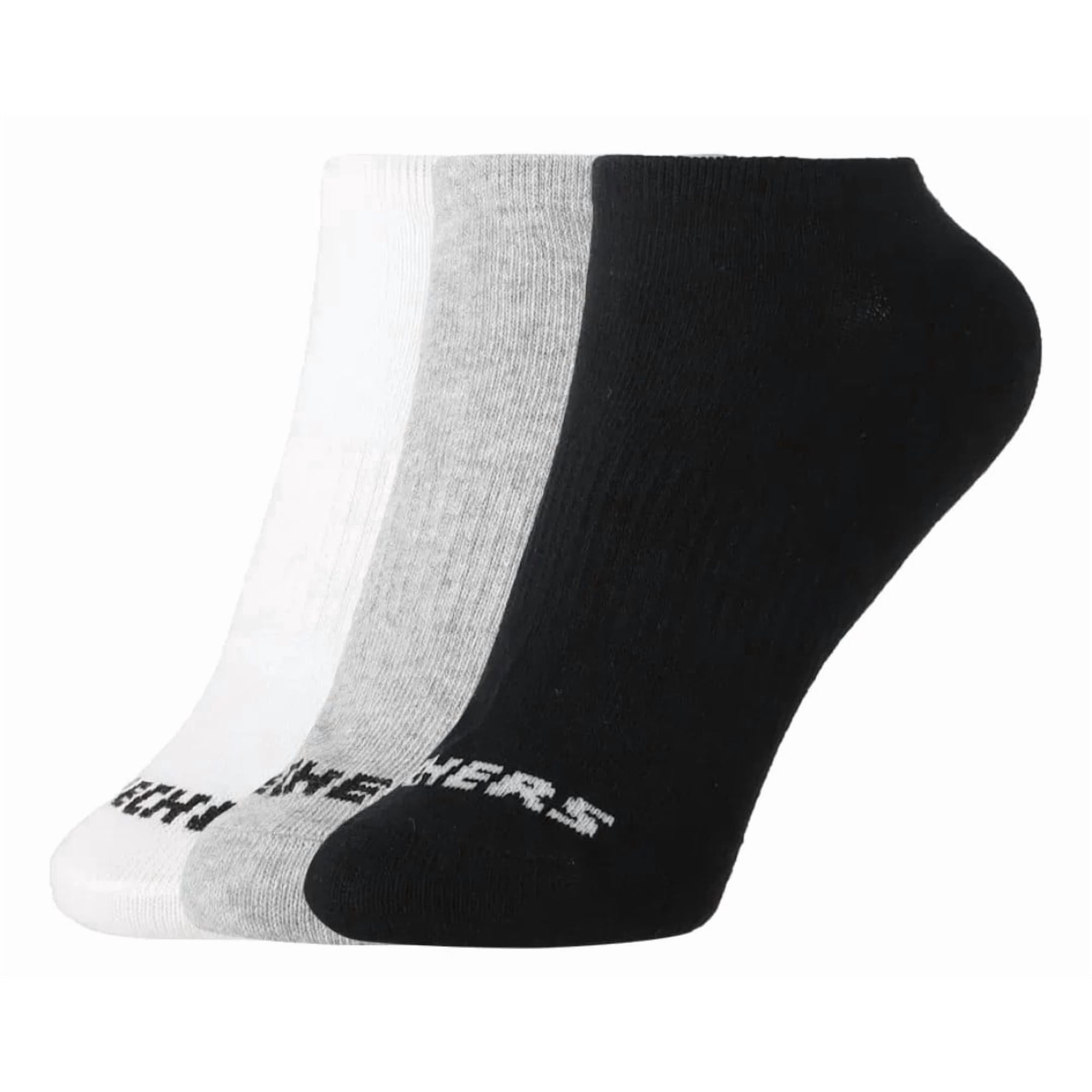 Pack 3 Pares Calcetines Tobilleros Skechers Womans Qtr Crew