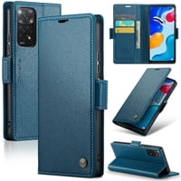Caseme Tipo Cartera Xiaomi Redmi Note 12S 4G Con Cierre Magnético, Rfid, Tarjetero, Soporte, Carga Inalámbrica