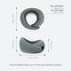 thumbnail image 5 of Almohada cervical OSTRICH PILLOW Go Premium Memory Foam Travel, 5 of 8