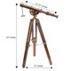 thumbnail image 5 of Telescopios coleccionables Compre Nautical Harbor Master 25X con trípode, 5 of 9