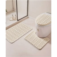 Mylhogar - Set De Baño 3 Piezas Suaves Y Absorbentes