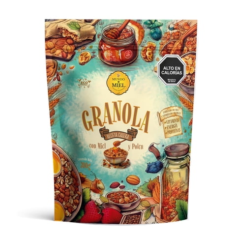 Mundo Miel - Granola Miel Y Polen Receta Casera
