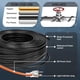 thumbnail image 5 of Cable calefactor de tubos JDZKOMKE, cinta térmica de 15 m, 5 W/m, 120 V, 5 of 6