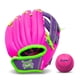 thumbnail image 1 of Guante de béisbol Franklin Sports AirTech Youth 8.5 rosa/morado, 1 of 9