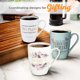 thumbnail image 4 of Taza de café Christian Art Gifts 355 ml con diseño floral blanco y rosa, 4 of 5