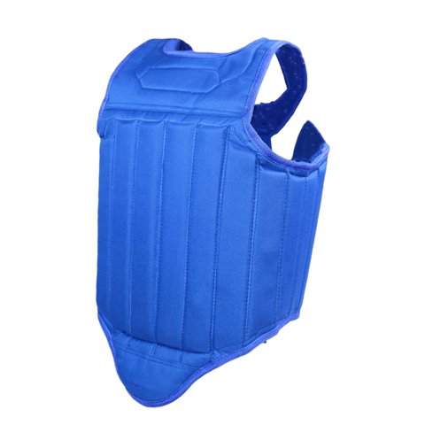 Ioensy - Protector De Pecho De Karate Unisex Protector De Taekwondo Muay Thai Rib Shield Armor Azul M