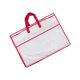 thumbnail image 2 of Bolsa De Almacenamiento De Mantas Con Cremallera, Organizador De Ropa Para Sábanas, Juguetes Y Ropa, Borde Rojo., 2 of 5