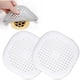thumbnail image 1 of 1/3 Pack Hair Catcher, Square Hair Drain Cover For Shower Silicone Hair Stopper With Suction Cup, Easy To Install Suit For Bathroom, Bathtub, 1 of 5