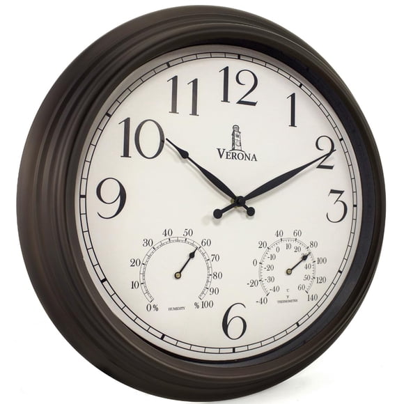 Reloj de exterior Lovely Home Essentials 46 cm resistente al agua