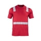 thumbnail image 1 of Polera Hibrida Cinta Reflectiva Manga Corta Roja Talla XL, 1 of 2