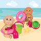 thumbnail image 5 of Muñeca Cabbage Patch Kids Beach Time Tiny Newborn 23 cm con Accesorios, 5 of 5