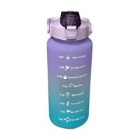 Genérico - Botella De Agua De 2 Litros Motivacional Colores