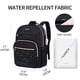 thumbnail image 2 of Mochila para portátil VANKEAN de 15,6 pulgadas, impermeable, puerto USB, negra, 2 of 7