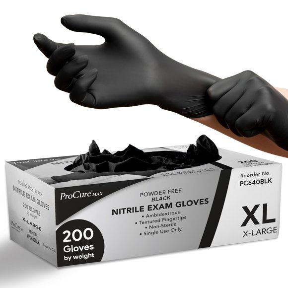 Guantes de Nitrilo ProCure X-Grande, Pack de 200, Sin Látex