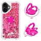 thumbnail image 2 of FOXDOCK Funda Glitter Líquida para iPhone 17 con Anillo Brillante, TPU Antichoques y Esquinas Reforzadas, Soporte, 2 of 6