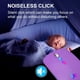 thumbnail image 2 of Ratón inalámbrico Bluetooth HOTLIFE Slim recargable LED morado, 2 of 7