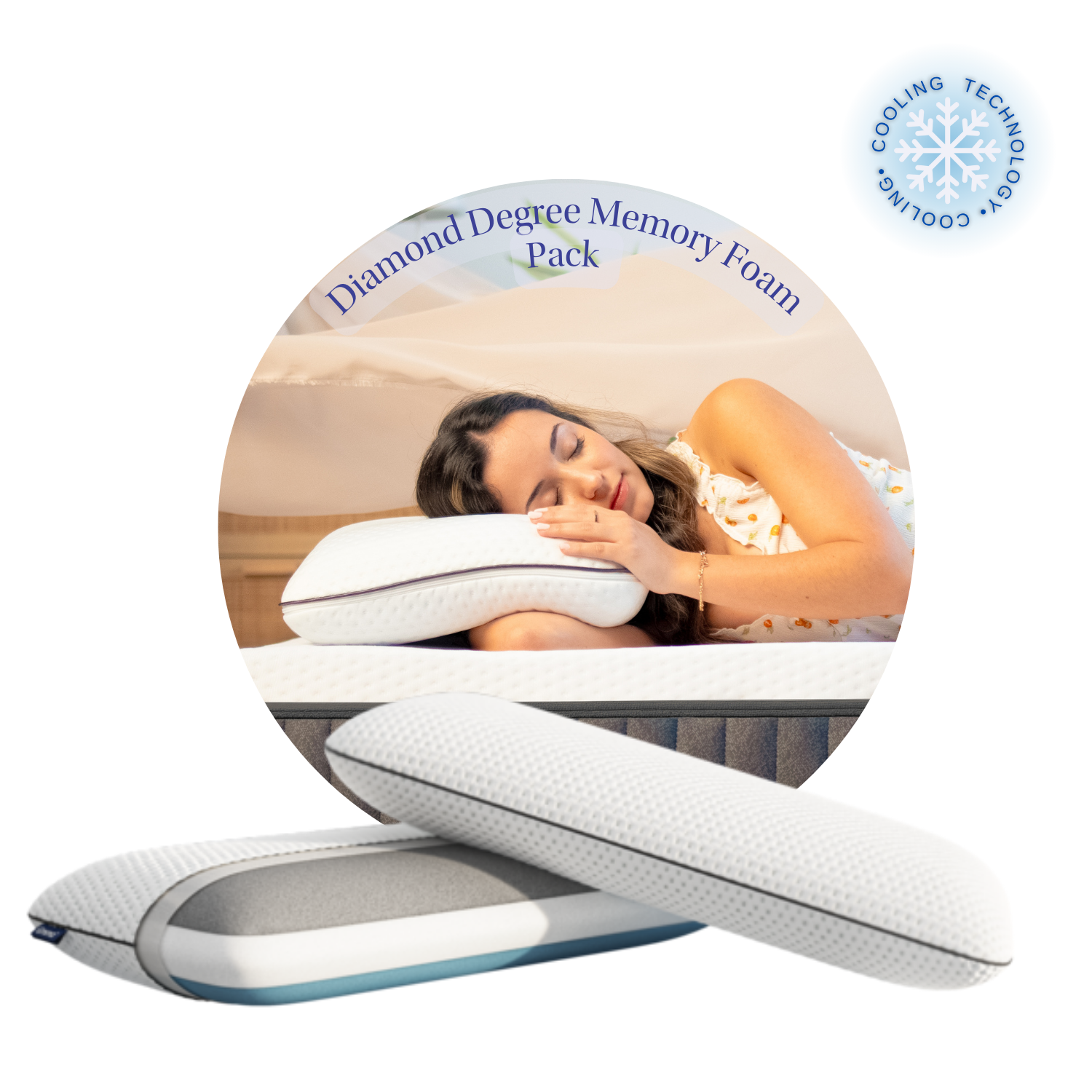 Emma - Pack Diamond Memory Foam