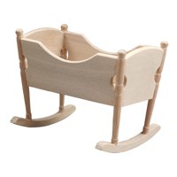 Magideal - 1/12 Casa De Accesorios De Fotografía Casa De Accesorios Diy Artesanía Cuna Juguete Muebles De Dormitorio Juguete Para Niñas