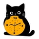 thumbnail image 2 of Reloj De Pared Con Dise?o De Gato, Silencioso, Ideal Como Regalo, Para Comedor, Casa De Campo O Interior., 2 of 5